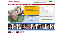 Desktop Screenshot of 50plus-treff.at