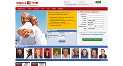 Desktop Screenshot of 50plus-treff.de